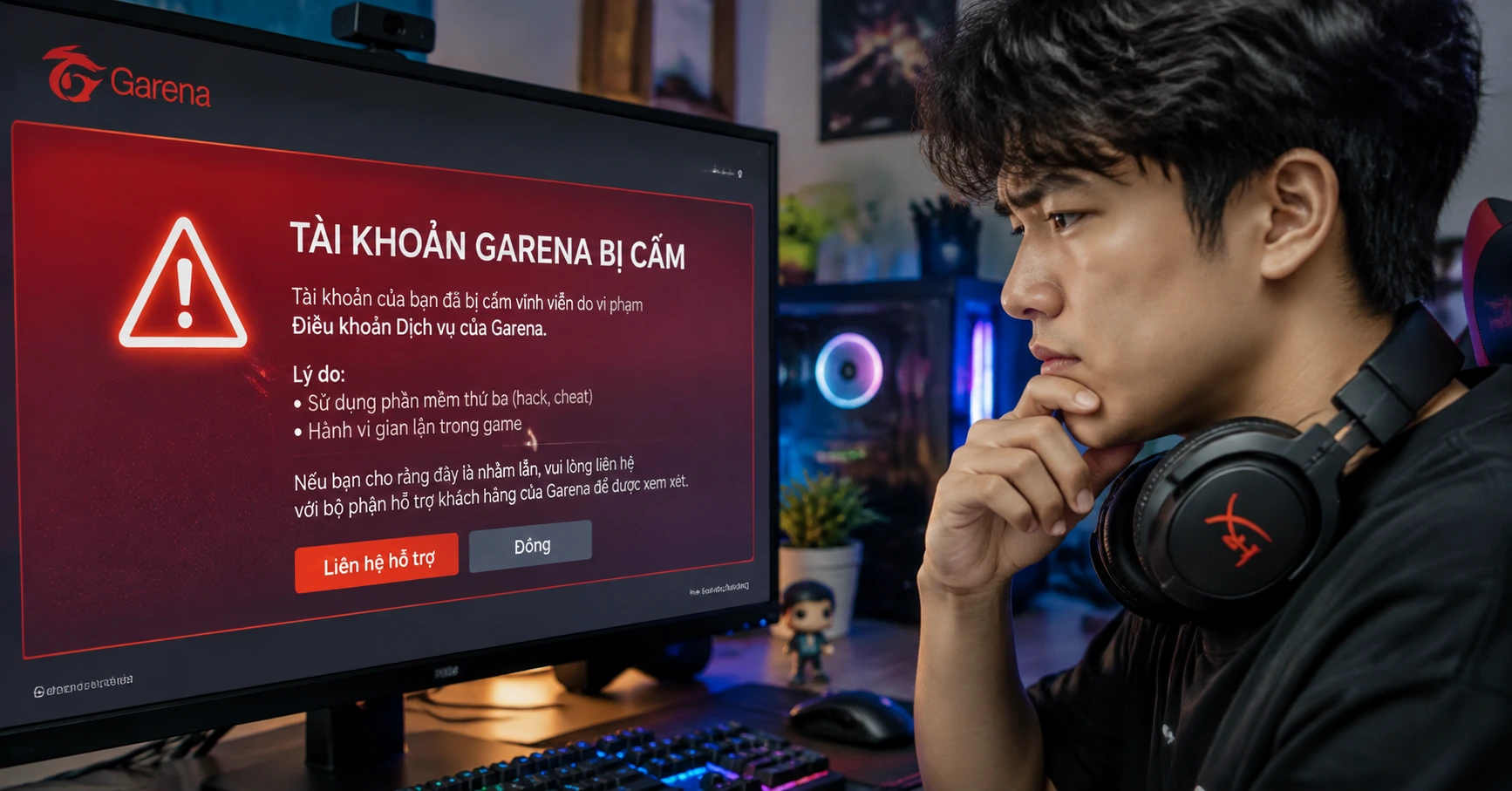 Cách xử lý khi mở tài khoản Garena bị cấm và những lưu ý quan trọng - image 2