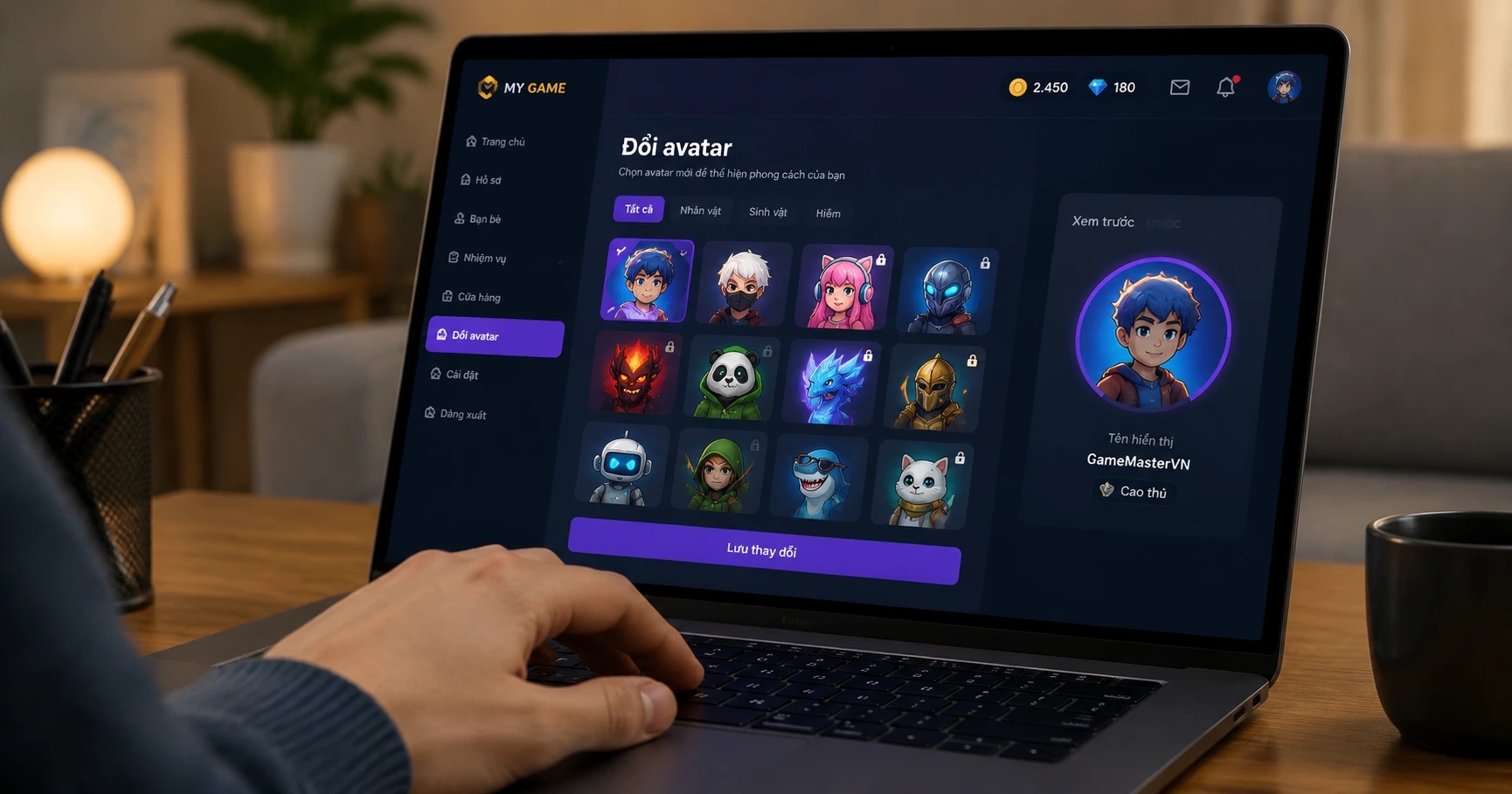 Hướng dẫn đổi avatar Garena web chi tiết - image 2 Hướng dẫn đổi avatar Garena web chi tiết - image 2